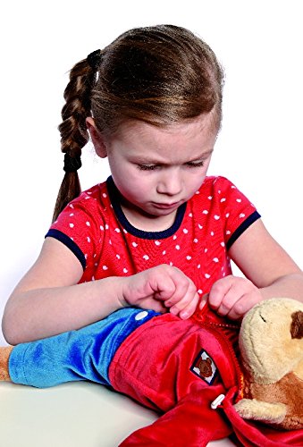 Sigikid 40989 – Mädchen und Jungen, Stofftier Lern-Affe, Spielerisch An Ausziehen lernen, rot/dunkelblau - 9