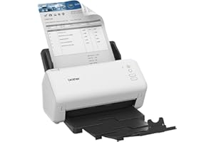 Brother ADS4100 Scanner Desktop, USB 3.0 SuperSpeed e scansione diretta su host USB, Scansione fino a 35 pagine al minuto, Alimentatore automatico documenti (ADF) da 60 fogli
