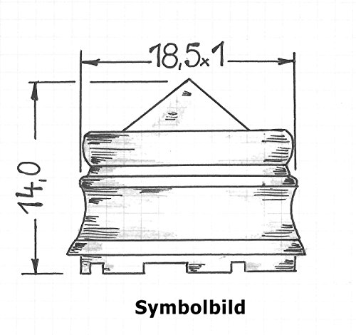 Strahlregler Aerator Mischdüse NM 18.5×1 kompatibel ohne Serviceschlüssel – Außengewinde NM18,5×1 - 2