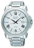 Seiko Herren Analog Solar Uhr mit Edelstahl Armband SNE453P1