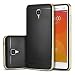 Produktbild tinxi® Silikon Hülle für Xiaomi MI4 Mi4 M4 Rutschfest Shock Proof Rück Schale Cover Case Schutz aus TPU RückSchale mit PC Rand Gold