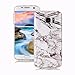 Produktbild Samsung Galaxy S7 Marmor Hülle, Yunbaozi Marmor Entwurf Weich Hülle Silikon-Gummi Schützend Soft Marble Case Naturstein Textur Flexibel Glatt Étui Anti-Kratzer Granit-Muster Hülle für Samsung Galaxy S7 - Weiß schwarz