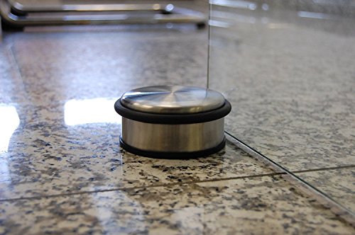 4 Stück Edelstahl Türstopper massiv, 4,5×10 cm schwerer Türhalter - 4