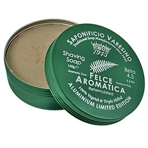 Saponificio Varesino Felce Aromatica Beta 4.3 Deluxe Hard Shaving Soap 150g Puck - Image 2