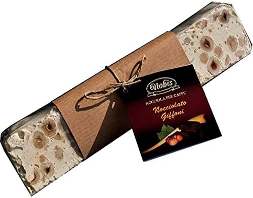 White Nougat with Hazelnut of Giffoni 200 Gr. - Nobis Nocciole - Offer 5 Pieces