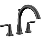 Delta Faucet Saylor Mat Siyah Roma K&uuml;vet Bataryası, Mat Siyah K&uuml;vet Bataryası, Roma K&uuml;vet Bataryası, Delta Roma K&uuml;vet Batarya