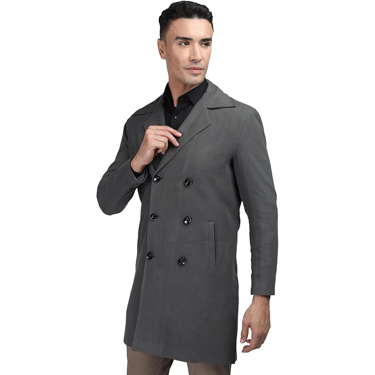 コート Pleddy French Chin Strap Wool Coat (2color) Buy Springrain Men's Wool Blend Pea Coat Notched Collar