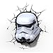 Price comparison product image Star Wars – Storm Trooper Mask 3D Light FX – Nightlight LED – Wall light with crack sticker - Battery operated