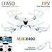 Produktbild efaso MJX X400 mit C4010 Kamera - 2.4 GHz Quadcopter und 720p HD FPV, weiß