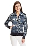 Regular Fit adidas Firebird TT - Sudadera para Mujer, Color Azul/Negro/Blanco, Talla 36