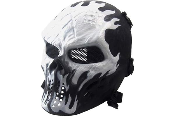 Masque de Masque métallique en Maille BB protéger pour Tactical Airsoft Paintball Hockey Cosplay World Shopping4U