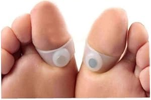 Pinicecore Silicone Foot Massage Magnetic Toe Ring Burning Slimming Burn Women Lose Weight Fast Reduce Body Tool
