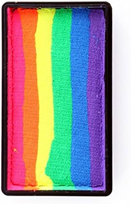 PartyXplosion Aqua Split Cake - Vivid Rainbow (28 gm)