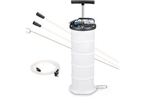 JOMAFA Extractor de aceite, liquido frenos y otros fluidos Sangrador manual y neumatico 9 litros para coches, motos, furgonetas, etc.