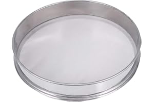 WMLBK Extracteur de pollen d'herbes en acier inoxydable - Empilable - 30 cm de diamètre - 150 mailles - Passoire de cuisine pour cuisine, farine, riz, pâtes, sucre en poudre