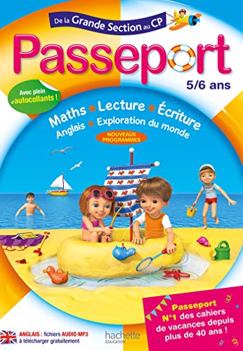 Télécharger Passeport De la grande section au CP 5/6 ans - Cahier de vacances Francais PDF