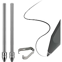 Stylo Pour Kindle Scribe Avec Pression 4096 Niveaux, Gomme Intégrée Et Anti-faux Toucher - 5 Recharges Incluses - 12