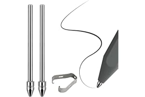 REEYEAR Punta sottile di ricambio in lega di titanio per Kindle Scribe Basic e Premium, punta a sfera liscia per prendere appunti, 2 pezzi