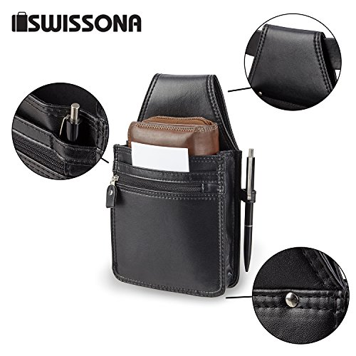 AVIATE Kellnertasche in schwarz | mit 2 Jahren Zufriedenheitsgarantie | Kellnerhalfter, Kellnerholster, Gürtelhalfter - 2