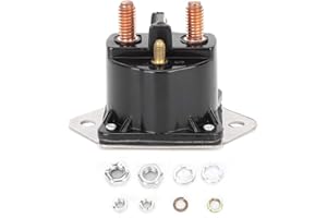 SUUONEE Relè di controllo dell'argano, sostituzione del relè a solenoide di controllo dell'argano in acciaio inossidabile 4 Terminale 72631 12V