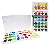 ✅ HOCHWERTIGE FARBEN - Die starke Intensität der Farben garantiert Ihnen eine tolle Leuchtkraft Ihrer Kunstwerke. Auch dann, wenn Sie die Farbe beim Malen mit dem Pinsel ein wenig mit Wasser verdünnen. Die Farbe kann auch gemischt werden, um eine noch größere Farbpalette an Farbtönen zu schaffen.