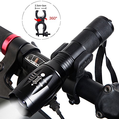 Gr8Life LED Fahrradlampen set, Wideraufladbare LED Fahrradbeleuchtung Set, LED Frontlicht mit Halterung und Rücklicht Für Radfahren, Fahrradscheinwerfer, Fahrradlicht - 7