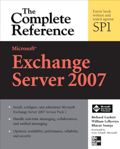 Download Microsoft Exchange Server 2007: The Complete Reference