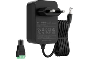 BTF-LIGHTING Strömförsörjning 12 V 3 A 36 W CE-certifierad LED-transformator AC 100-240 V till DC 12 V för LED-remsor WS2811