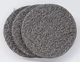 Juego de 3 discos para la cristalización y abrillantado de pavimentos de mármol, terrazo, piedra, etc. con máquina abrillantadora doméstica con 3 platos de ø 12 cm.