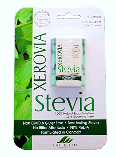 Sugar free Xerovia Stevia 100 tablets(Formulated in Canada)-LIMITED OFFER RS.150 (57.00% Off) - Amazon