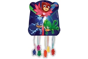 BEENSMILE Piñata Compleanno Bambini - vari disegni divertenti per ragazzi e ragazze - Ideale come decorazione per feste e celebrazioni (PJ Masks)