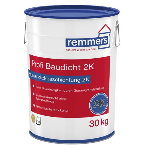 Preisvergleich Produktbild Remmers Profi Baudicht 2K Bitumendickbeschichtung 25 Kg