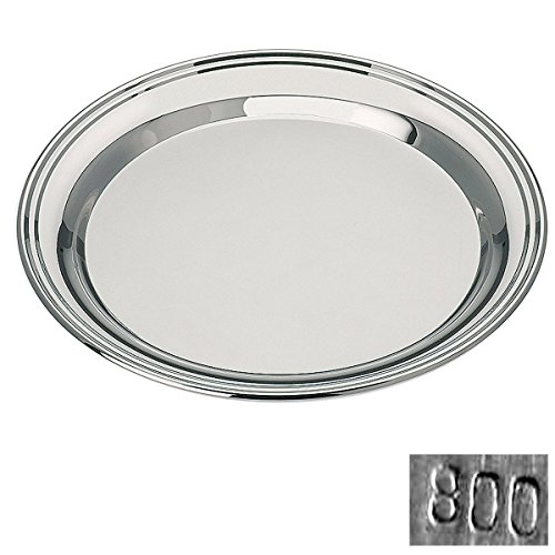 Glasuntersetzer Gläserteller Silber 800 Fadenmuster D 11 cm. Für Gläser, Glas, Tassen, Tisch, Bar