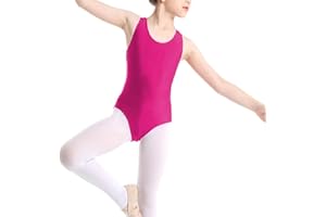 Prime fashions Girls Kids Leotard School Sport Dance Ballet Gymnastics Leotard Top Sleeveless