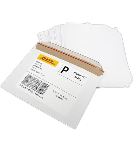 Lot 20 Pochettes Carton Ondulé ColomPac A4 – 215x300x50 Mm – Marron, Fermeture Autocollante