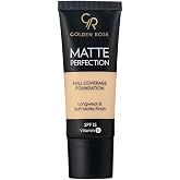 Golden Rose Matte Perfection Foundation - Natural 01 - Yoğun Kapatıcı Mat Fond&ouml;ten