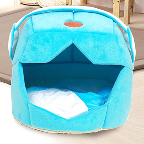 Preisvergleich Produktbild Kapuzen-Haustier-Iglu-Bett, warm, Haus-Zelt, waschbar, faltbar