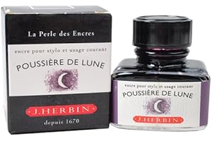 EXACOMPTA Herbin 13048T - Un flacon d'encre 30 ml pour stylo-plumes et stylos roller, Poussière de lune