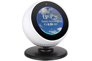 Oziral Nuovo Supporto Magnetico Portatile per Amazon Echo Spot, Supporto Regolabile con Rotazione di 360 Gradi, Supporto Nero per Accessori per la Casa Intelligente