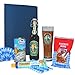 Produktbild Bayern Geschenk-Set ,,Oktoberfest'' Geschenkbox & Geschenkkorb, Fresskorb, Bier-Geschenk, bayrische-Geschenke für Männer & Frauen, Weißwurst & Bier ,,Allgäuer Büble'' & Brezeln
