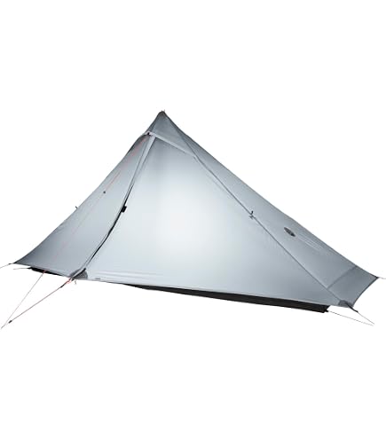 3FULGEAR Lanshan 2 Pro Zelt – 2 Personen, Ultras Leicht, 20D Silnylon, 3/4-Jahreszeiten, Für Trekking & Klettern, Ohne Stangen (Gewicht 915 G)