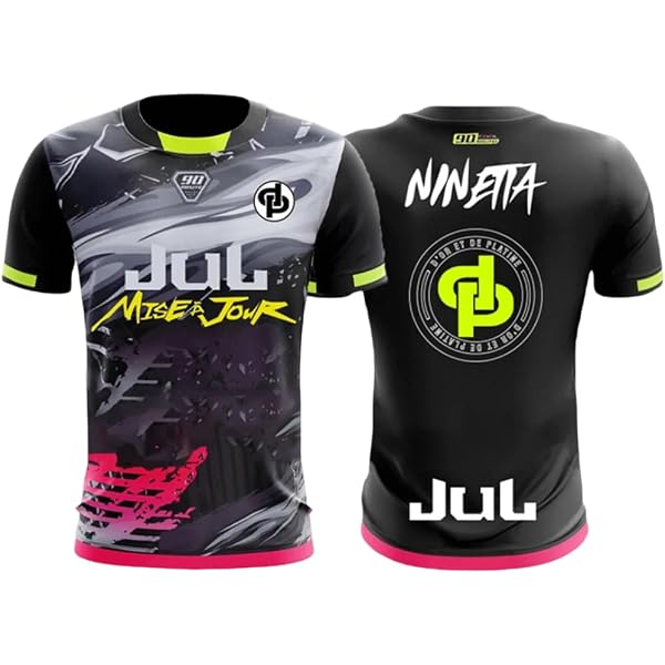 Maillot Football Été JUL Unisexe Homme - T-Shirt Respirant Confortable