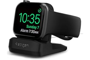 Spigen S350 Entwickelt für Apple Watch Ladestation Ständer für 44mm/40mm Serien 6/SE/5/4 und 42mm/38mm Serien 3/2/1 - Schwarz