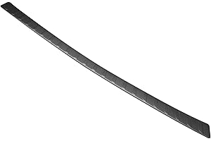 Aroba AR146-BLM stal szlachetna antracyt szczotkowana ochrona progu bagażnika kompatybilna z BMW serii 5 Gran Turismo GT F07 rok produkcji 10.2009-3.2017 dokładnie dopasowana krawędź kolor antracytowy