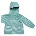 Mini A Ture Baby Julien Unisex Raincoat - Green Stripe, 18 months