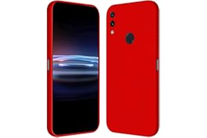 RankOne Funda para Redmi Note 7 (6.3" Inches) Carcasa de Silicona de TPU Suave - Rojo Chino