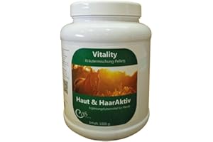 Kräutermischung Vitality Haut&HaarAktiv Pellets - für den Fellwechsel, Mauke bei Pferden, Getreidefrei - Barbara Seitz, 1000 g