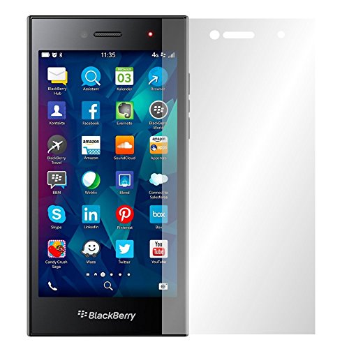 4 x Slabo Displayschutzfolie Blackberry Leap Displayschutz Schutzfolie Folie "Crystal Clear" unsichtbar MADE IN GERMANY
