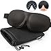 Produktbild 3D Schlafmaske Damen und Herren, Unimi PREMIUM Augenmaske bequem und weich, 100% lichtblockierende Schlafbrille komplette Dunkelheit und freies Bewegen der Augen