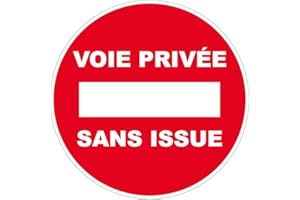 NOVAP Panneau Voie privée sans issue - Rigide Ø300mm - 4060132